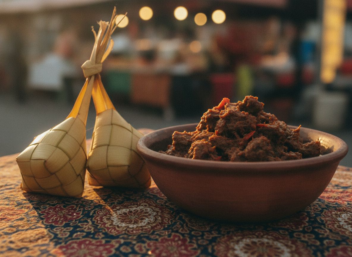 Ketupat dan rendang